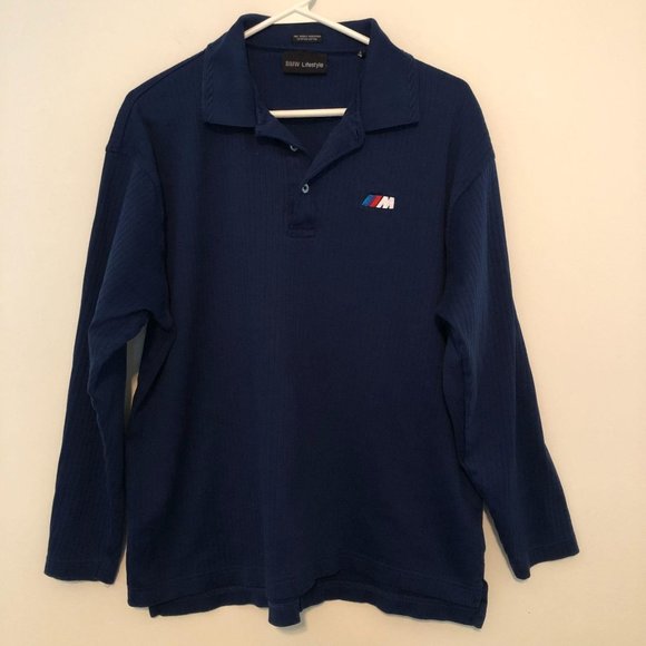 BMW Lifestyle Other - BMW Lifestyle Knit Shirt Large Blue 1206